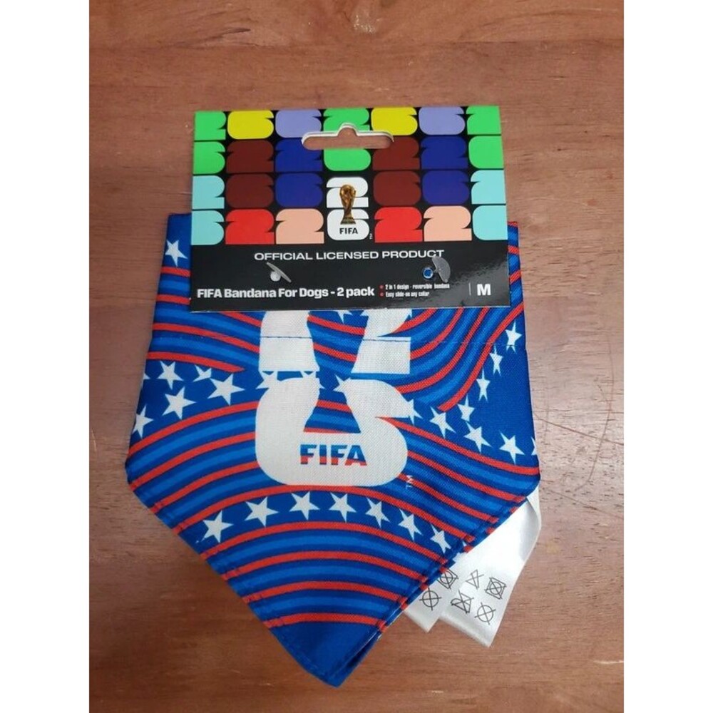 Bandana for Dogs FIFA World Cup Soccer Atlanta 2026 2 Pack